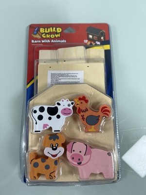 Lowe s Kids Workshop Barn With Animals Wood Building Kit Sealed