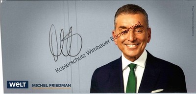 Original Autogramm Michel Friedman /// Autograph signiert signed signee F 294465