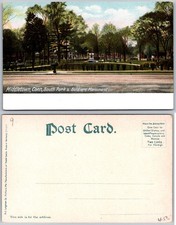 Middletown Conn South Park Soldiers Monument Postcard