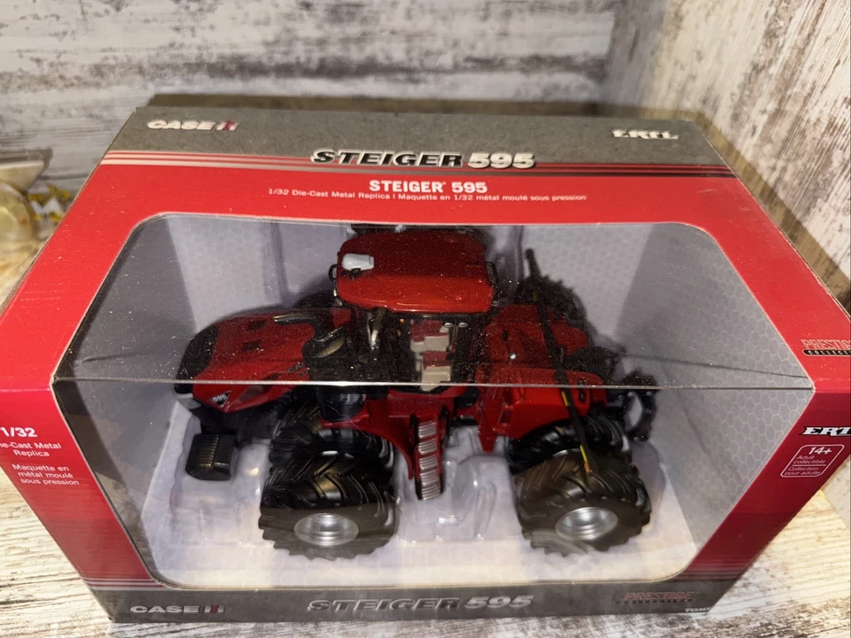 1/32 Case IH Steiger 595 Fwd Duals Tractor Prestige Collection Die-Cast Ertl - Image 3 of 4