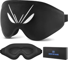 Sleep Mask for Side Sleeper Women Men, Eye Mask for Sleeping Light Blocking, 3D 