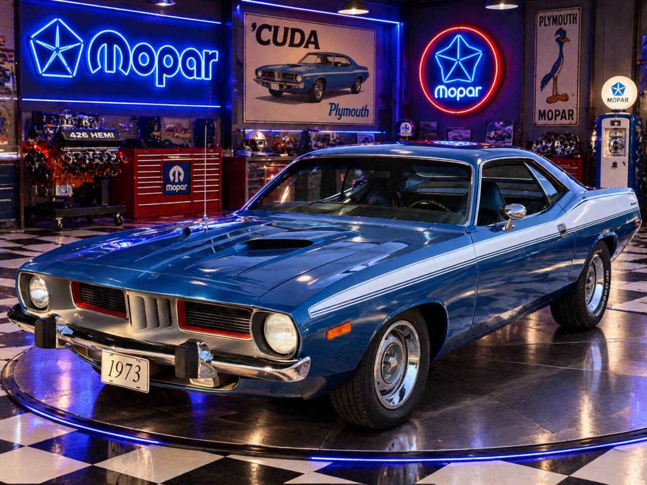 1973 Plymouth CUDA for sale in Pompano Beach Florida