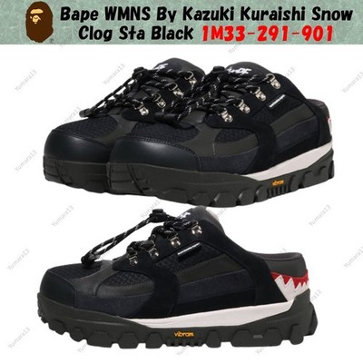 Bape WMNS By Kazuki Kuraishi Snow Clog Sta Black 1M33-291-901 Damengröße