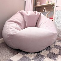 Extra Large Velvet Beanbag | Adult Bean Bag Lounger | 102 (W) cm x 92 (H) cm