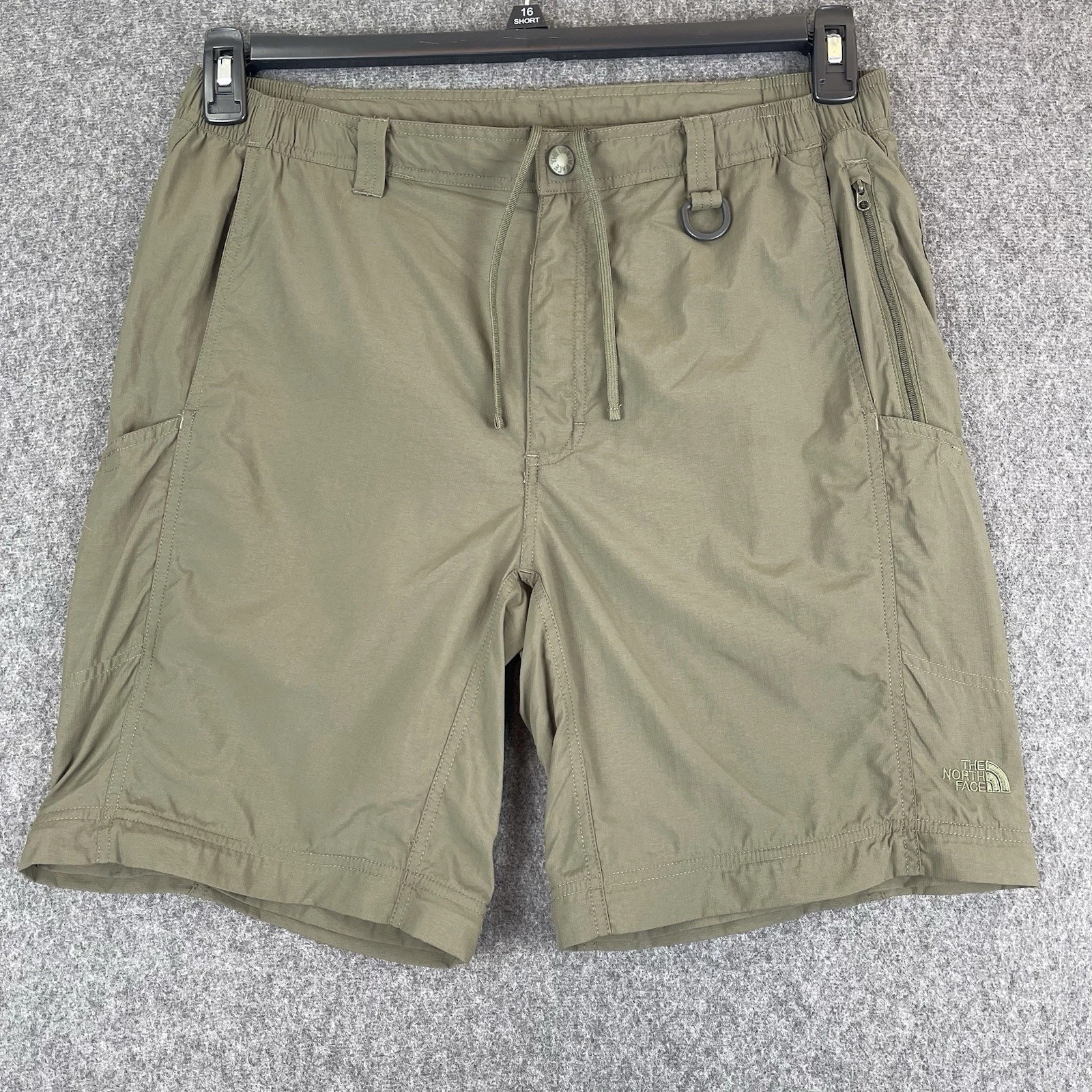 The North Face Hybrid Shorts Mens Large Green Cargo Hiking Camping