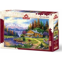 Art Puzzle Puzzle Sonnenuntergang In Den Bergen 1000 Teile