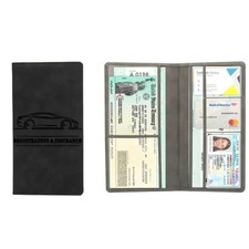 Car Insurance  Registration Holder - Auto Document Organizer for Vehicle Papers