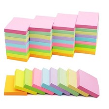 36 Pack Sticky Notes 1.5x2 in Post, 2160 Sheets Post Small Self Pastel Colors