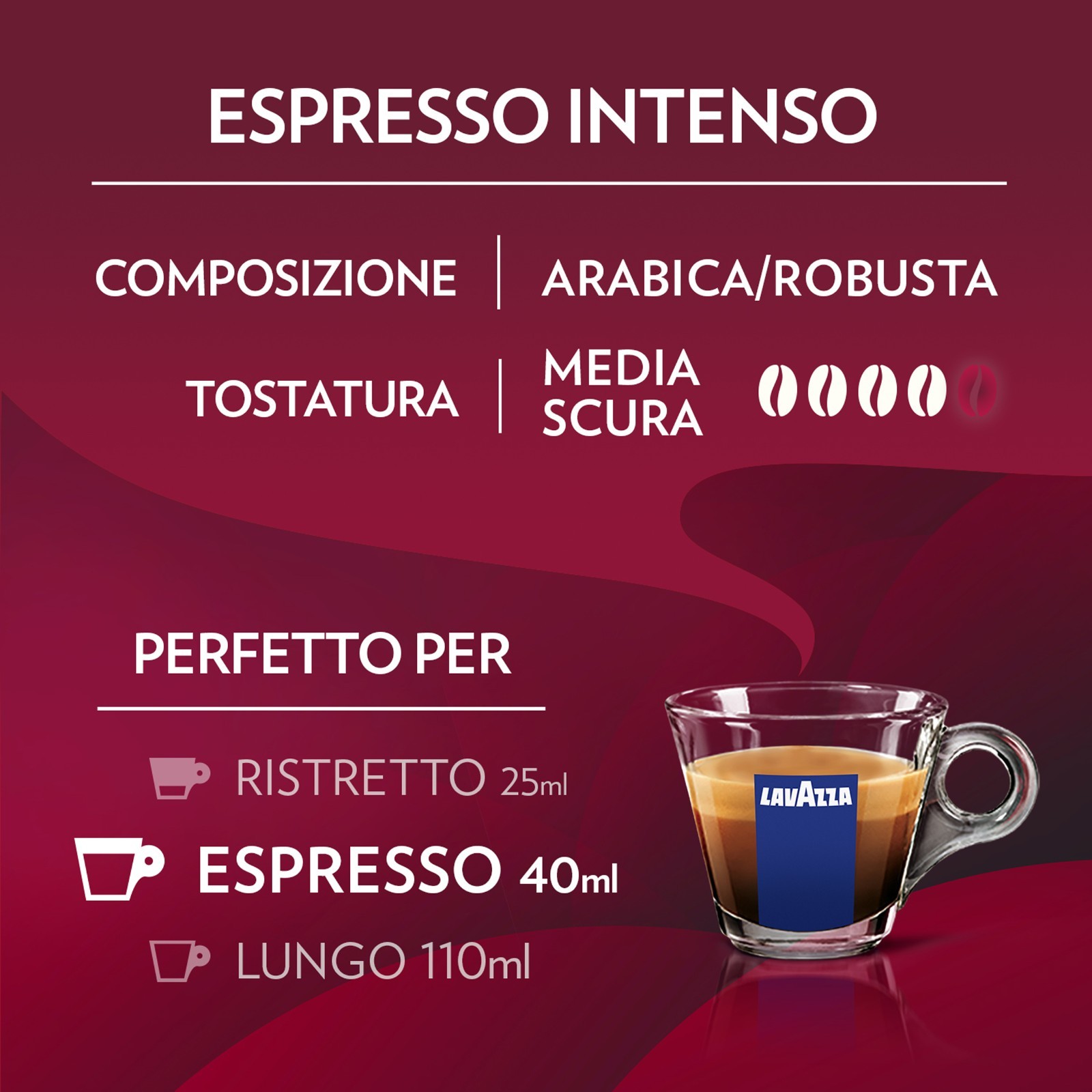 Caffè Lavazza A Modo Mio Intenso, 180 - 256 - 360 Capsule foto 6