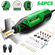 Electric Chainsaw Sharpener Kit 54PCS with Diamond Wheels  Adjustable Angle