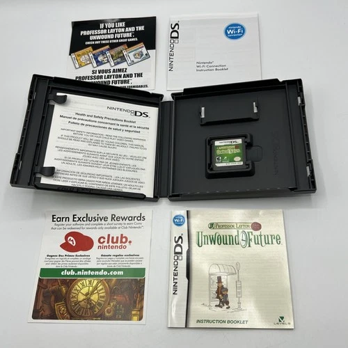 Nintendo DS Professor Layton and the Unwound Future Video Game Complete in Box
