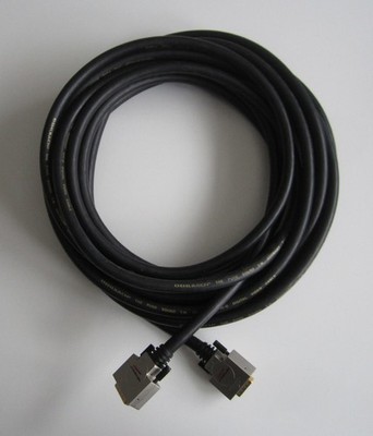 Monitorkabel DVI-D Stecker-Stecker (24+1) 10m extrem stabiles Kabel 12mm