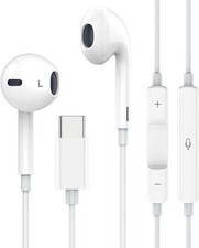 Wired Earphones, Type-C, Built-In Microphone, Hifi, Noise Reduction, Clear Call