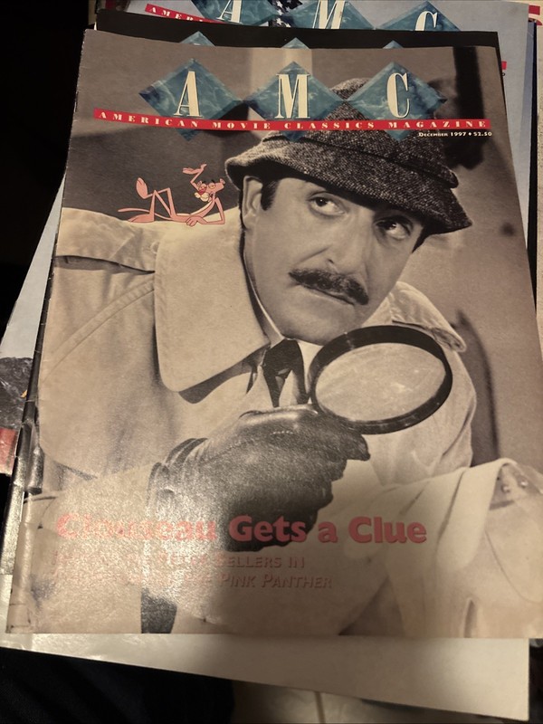 AMC AMERICAN MOVIE CLASSICS  MAGAZINE Dec  1997 Peter Sellers Pink Panther Cover