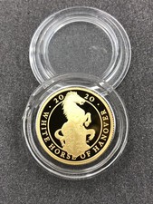2020 Queens Beasts white horse of handover 1/4 oz Gold Proof Coin