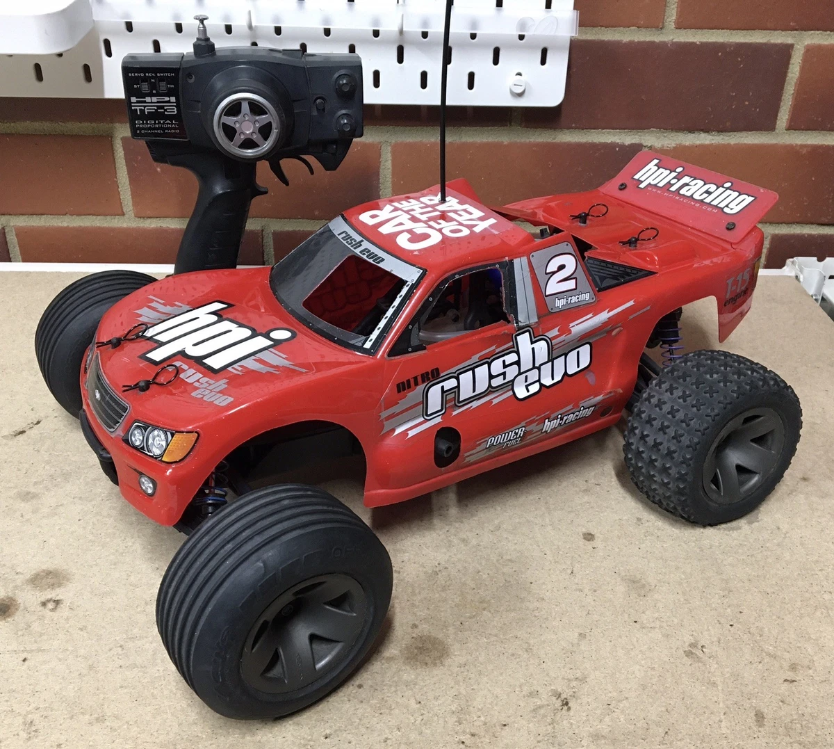 K*r様 hpi エンジンバギー　rush evo 2WD プロポ　メカ付 hpi rush evo products for sale | eBay