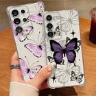 Butterfly Case For Samsung S26 Ultra S25 S24 S23 A17 A16 A15 A14 A26 Soft Cover