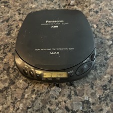 Panasonic Portable CD Player MASH XBS SL-S140 Vtg Discman 90s Tested Working