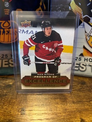 2015-16 UPPER DECK SERIES 2 NICK RITCHIE PROGRAM OF EXCELLENCE CANVAS #C267
