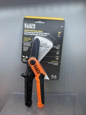 Klein Tools Compact Titanium-Coated Utility Shears, 7” T2107 Ambidextrous Use