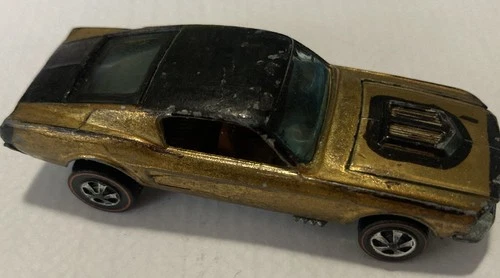 1968 Hot Wheels Redline Custom Mustang Copper
