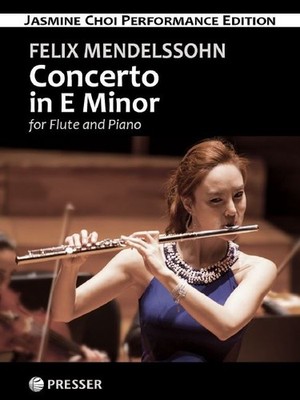 Konzert e-Moll Partitur und Stimme Flöte und Klavier Mendelssohn Bartholdy für Grippe