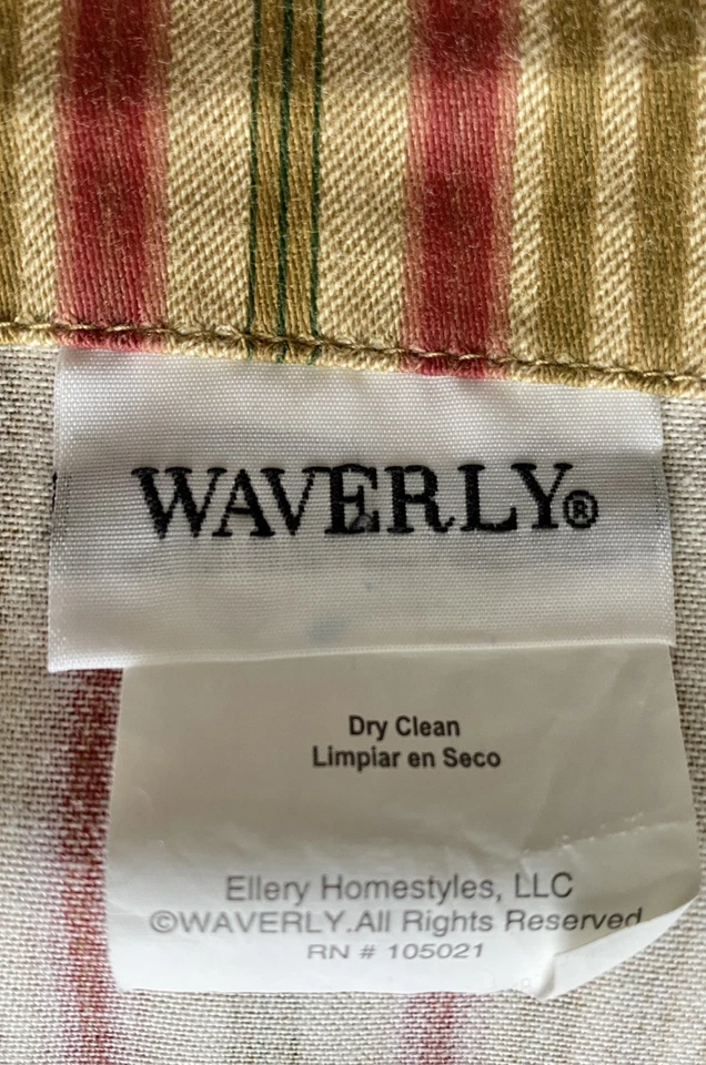 Juego/2 Waverly 87"x42" paneles forrados varilla bolsillo mezcla algodón oliva oro borgoña Foto 2 de 4