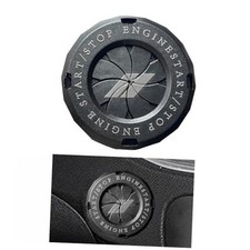 Push Start Button Cover fit for Dodge Challenger Charger Durango Gray Trim
