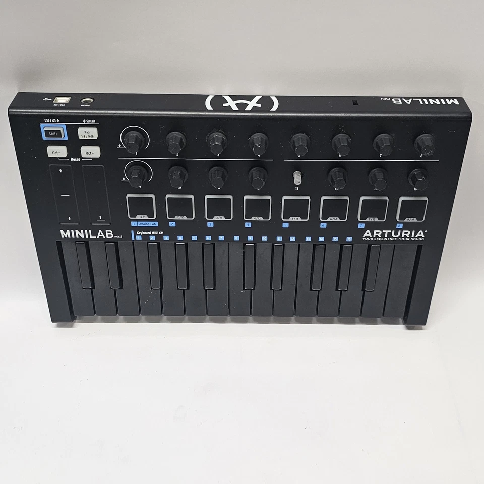 Arturia MiniLab MKII 25-Key USB Midi Controller Keyboard UNTESTED  NO POWER CABL - Image 2 of 4