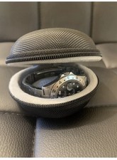 Single Watch Travel Case, Water-resistant, Hard EVA, Soft Terry-cloth up-to 50mm