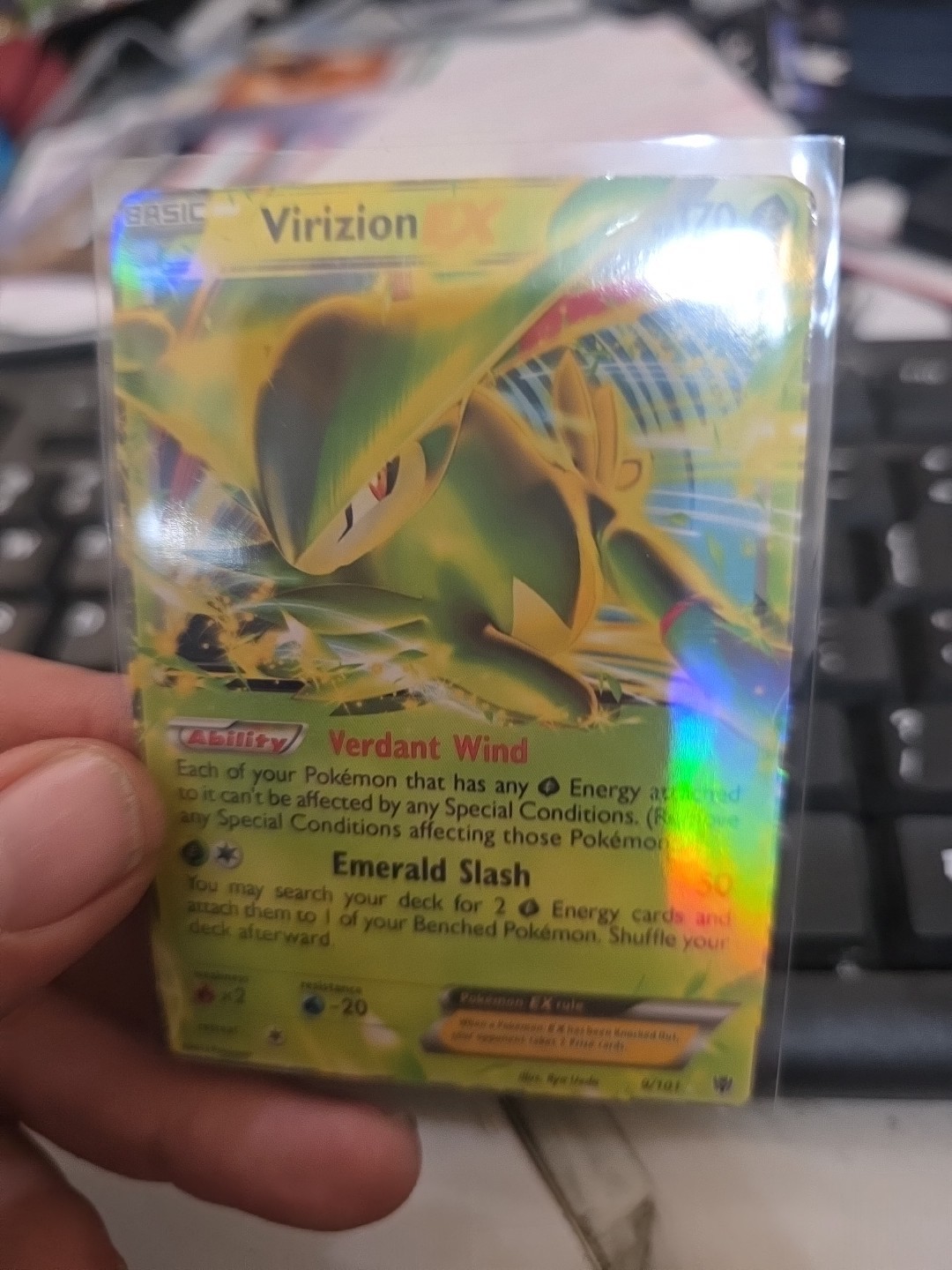 Virizion EX 9/101 Plasma Blast Holo
