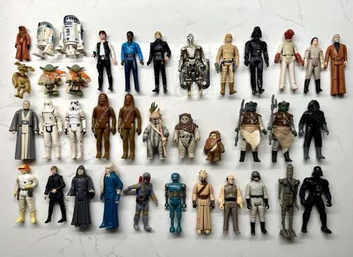 Kenner Vintage Star Wars Action Figures Lot Original Trilogy Collection 1980s