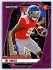 2025 Panini Prizm Draft Picks Football Purple Wave Tre Harris #91