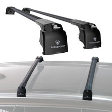 For PORSCHE MACAN 2014 TO 2023 LOCKING ROOF RACK CROSS BAR BLACK SPECIFIC FIT