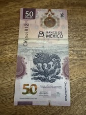 2023 Axolotl Mexico 50 Pesos Bill - Beautiful Mexican Ajolote CW Series Banknote