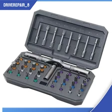 42-in-1 Magnetic Screwdriver DIY Ratchet Screwdriver Set Multi Bit Magnetic US