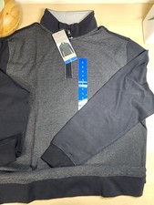 Ted Baker Quarter Zip Men  s Textured Pullover Blue NWT Size L