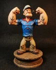 17 cm Popeye Figure Sailor Man Resin Desktop Model Tv Movie Show Cartoon Hero