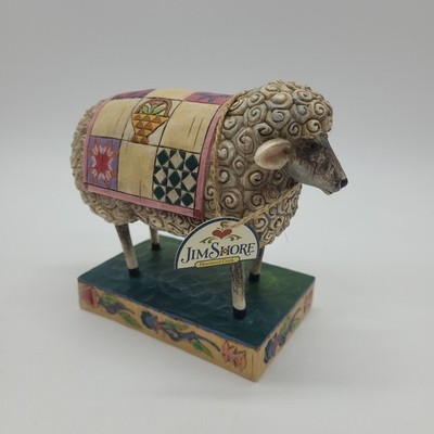 Jim Shore Enesco Heartwood Creek 117141 Peace in the Valley Sheep Quilt 2006