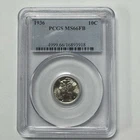 1936 Mercury Dime PCGS MS66FB 10C Silver Full Bands