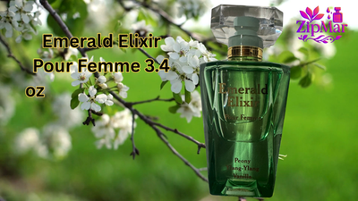 Emerald Elixir Pour Femme Perfume 3.4floz/100 ml Peony Vanilla