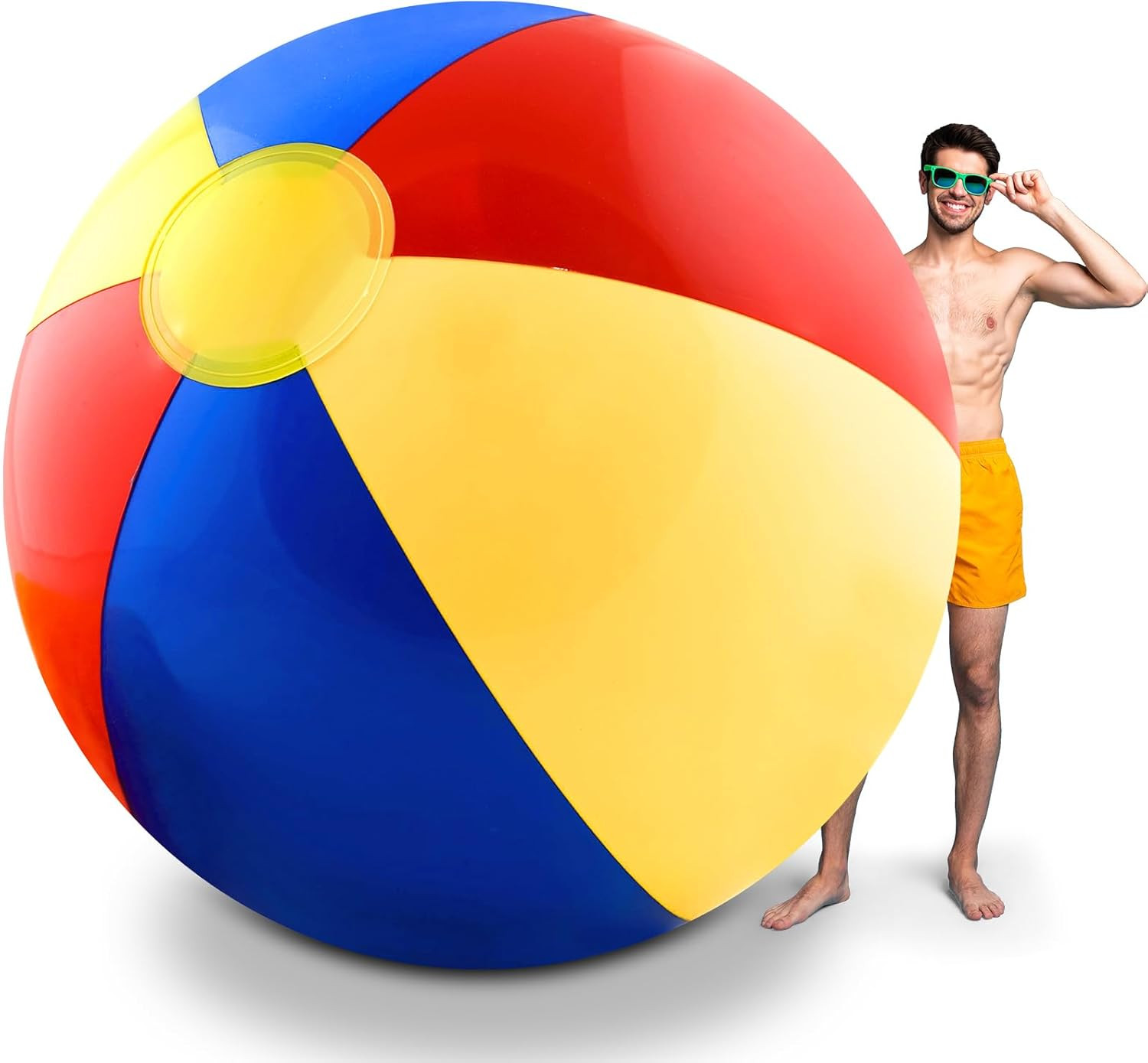 Pelota de playa inflable gigante de 78 pulgadas 6,5 pies pelotas de playa jumbo extra grandes con El