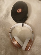Beats Solo 3 Wireless Bluetooth Ear Headphones Rose Gold As-Is Untested Repair 