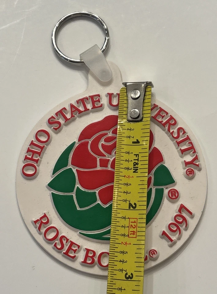 Vintage Ohio State University Rose Bowl 1997 Keychain Football Buckeyes - Image 4 of 4