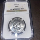 1963 Franklin Half NGC MS65