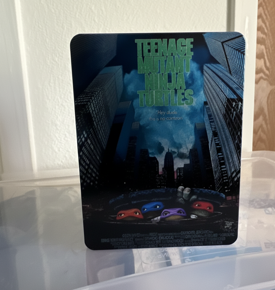 Teenage Mutant Ninja Turtles customized steelbook case only, no disc