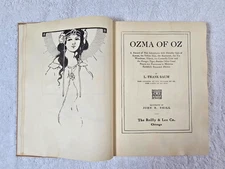 Ozma of Oz by L. Frank Baum Reilly & Lee c.1940s HC John R. Neill Illustrations