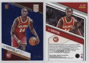 2022-23 Donruss Elite Rookies Blue /99 AJ Griffin #224 Rookie RC