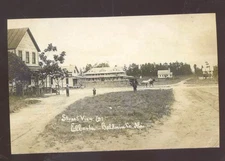 REAL PHOTO ELBERTA ALABAMA DOWNTOWN STREET SCENE STORES POSTCARD COPY