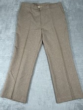 Vintage Levis Menswear Size 40x30 Action Slacks Sta-Prest Brown Dress Pants